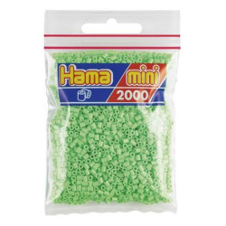 Hama Mini verde pastel 2000 piezas