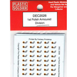 20mm Decals Set 1st Polish Armoured Division