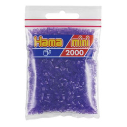 Hama Mini violeta translúcido 2000 piezas