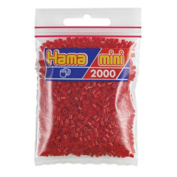 Hama Mini rojo oscuro 2000 piezas