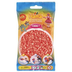 Hama Midi rojo pastel/salmón 1000 piezas