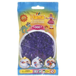 Hama Midi violeta translúcido 1000 piezas