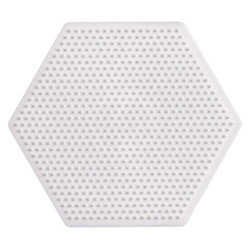 Placa/Pegboard con forma hexagonal para Hama Mini
