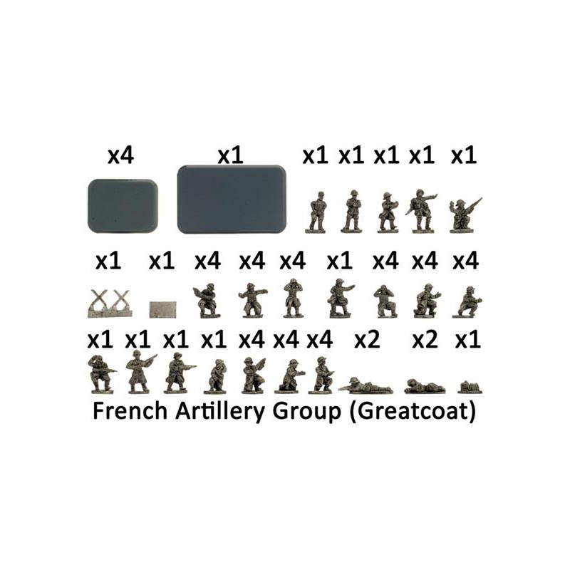 French Artillery Group, with Greatcoats