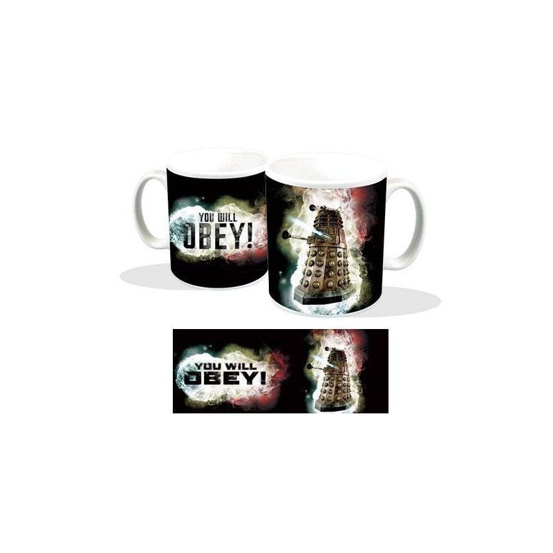Doctor Who Taza Dalek You Will Obey