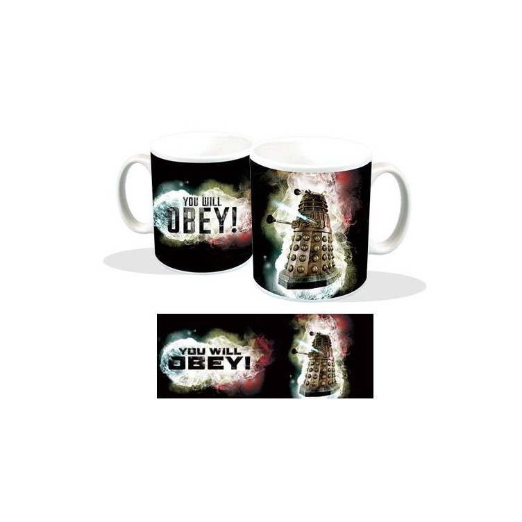 Doctor Who Taza Dalek You Will Obey