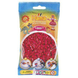 Hama Midi rojo granate 1000 piezas