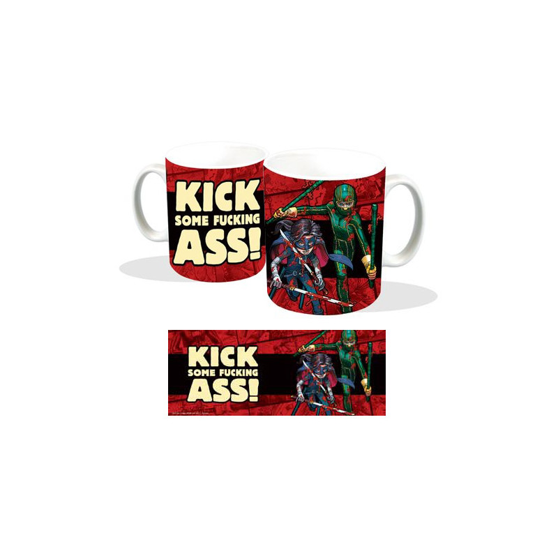 Kick-Ass Taza Kick Some Fucking Ass Red Band Edition