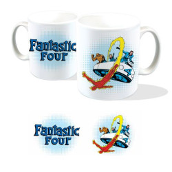 Marvel Taza Fantastic Four in Fantasticar