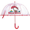 Paraguas transparente Hello Kitty 48cm