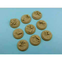Ancient Bases, WRound 30mm (5)