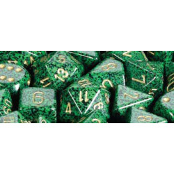 Speckled 16mm d6 Golden Recon (12 Dice)