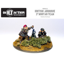 British Para 3" Mortar & Crew