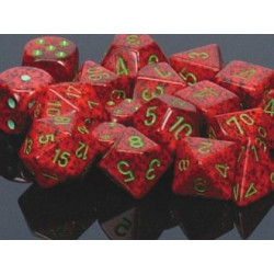 Speckled 16mm d6 Strawberry (12 Dice)