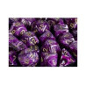 Polyhedral 7-Die Set Vortex Purple/gold