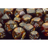 Polyhedral d10 Set Lustrous Gold/silver (10 Dice)