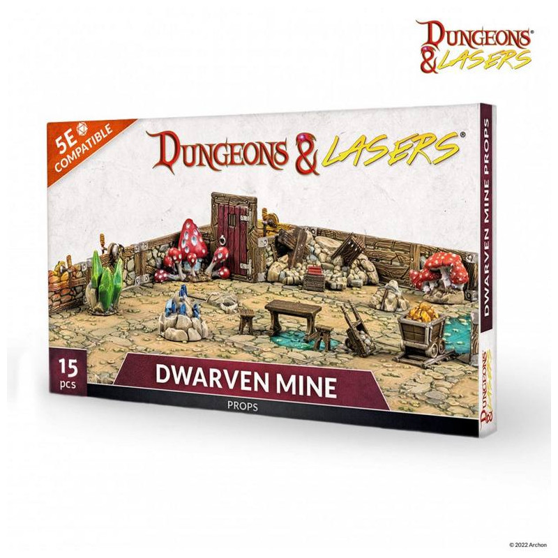 Dungeon & Lasers: Dwarven Mine Props